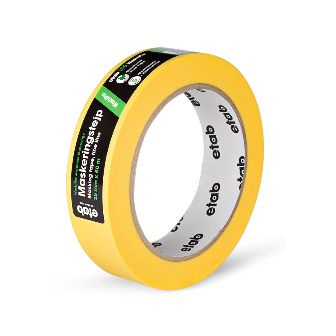 WashiPro Etab 136 - 25mm x 50m - Gul