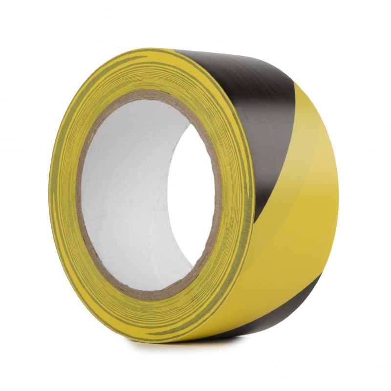 Le Mark Varningstejp PVC – 50mm × 33m