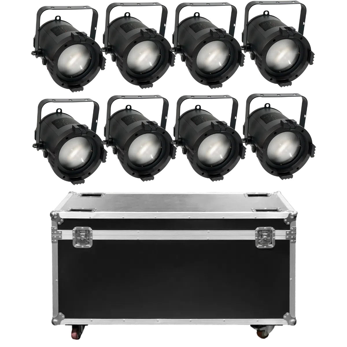 8× ODIN 200 PAR-light + Flight Case