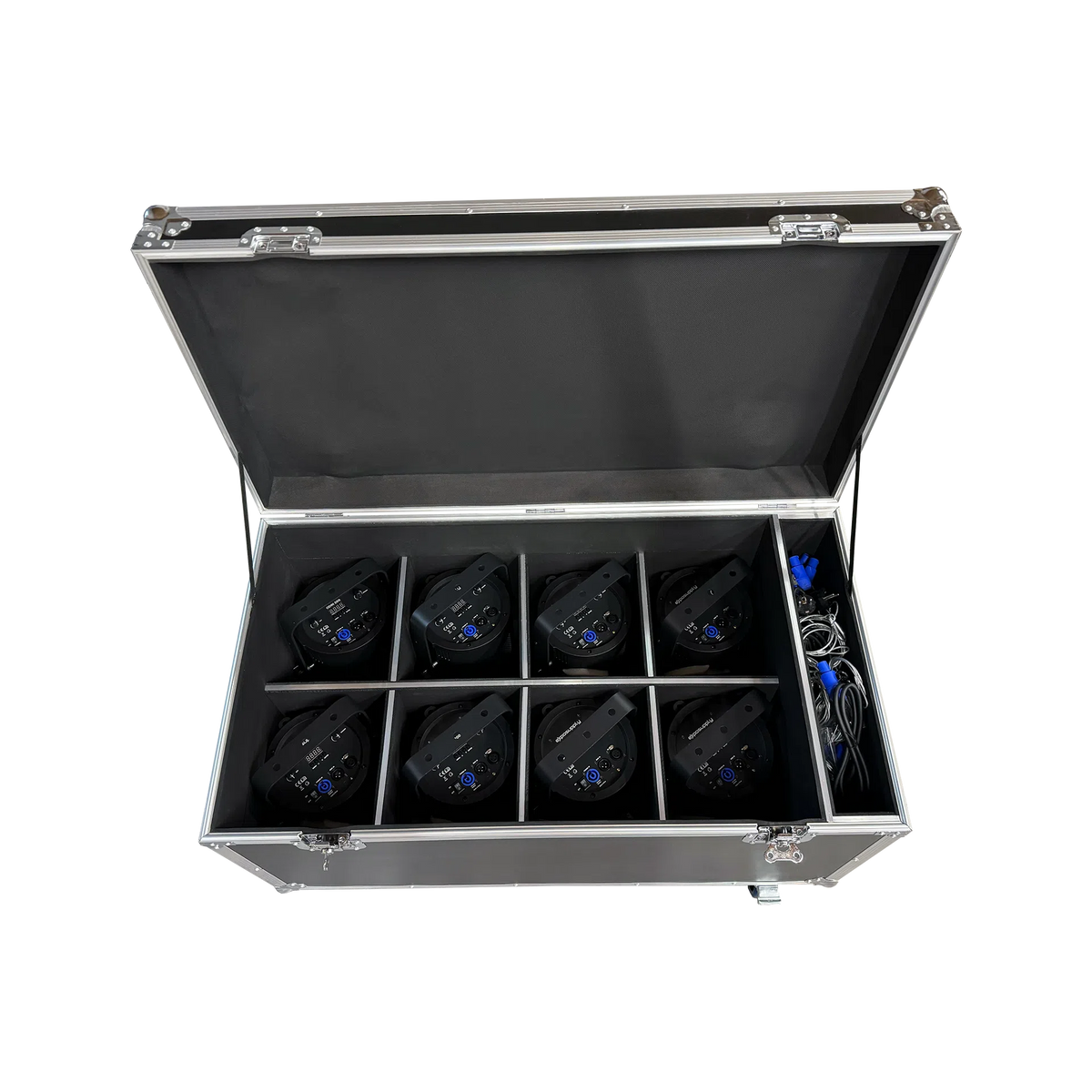 Flight Case för 8× ODIN 200 PAR-light
